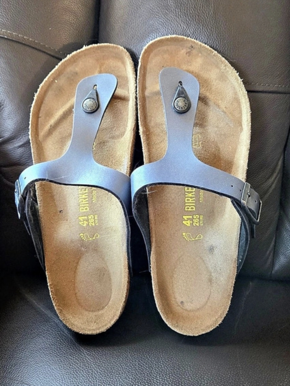 Birkenstock Gizeh Black Sandals EU 41